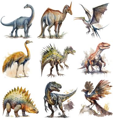 Bügelbild Bügelmotiv Dinosaurier T-Rex Junge Mädchen verschiedene Größen