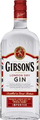 1 Ltr. Gibson´s London Dry Gin, 1000ml, 37,5% Vol.