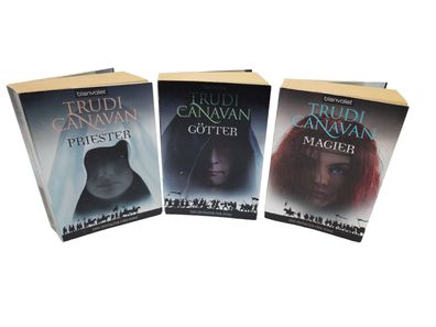 Trudi Canavan - 3 Bücher - Priester - Magier - Götter - Bücher Set - Zustand Gut