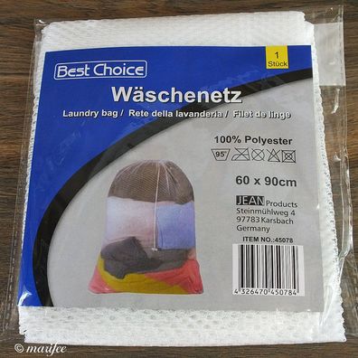 Wäschenetz mit Zugband 60 x 90 cm, Wäschesack, Wäschebeutel Art.-Nr. 12180
