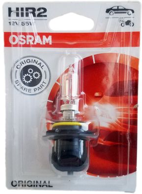 HIR2 OSRAM Original Spare Part 12V 55W 1st Blister 9012-01B