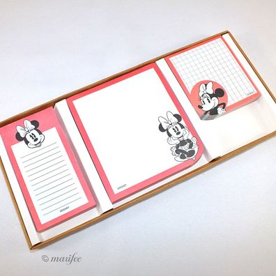 Minnie Maus Haftnotizen-Set, Geschenkverpackung, Disney®, 3 Blöcke Art.-Nr. 12187