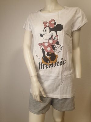 NEU Disney Damen Pyjama Shorty Set Minnie Mouse Gr. L
