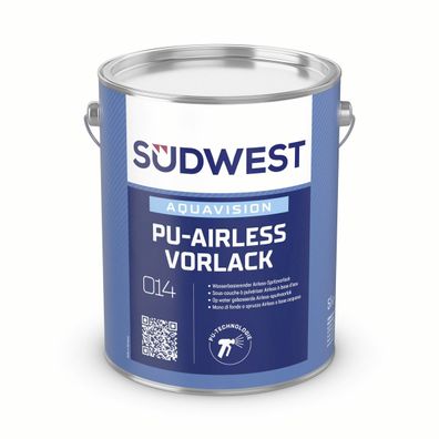 Südwest AquaVision PU-Airless Vorlack 5 Liter 9110 Weiß