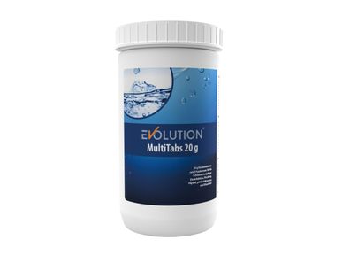 Evolution MultiTabs 1 kg langsamlösliche 20 g Tabletten Chlor Algizid Flockung