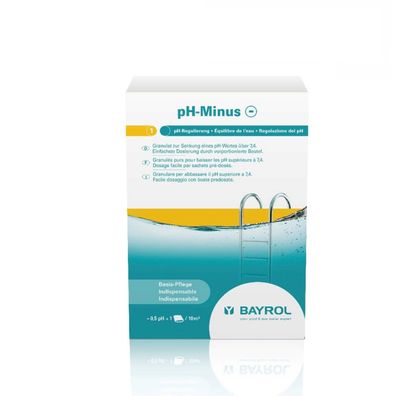 Bayrol pH-Minus Granulat 2 kg pH-Senker leichtlöslich schnell Pool Schwimmbad