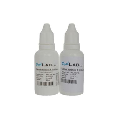 Set Testflüssigkeiten für Calcium Hardness 2x 20 ml PoolLab Testgerät Photometer