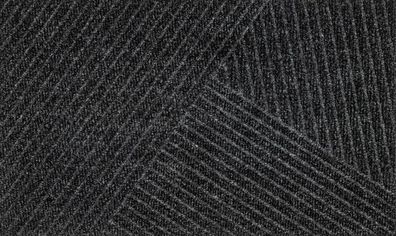 Fußmatte DUNE Stripes dark grey 45x75 cm, 054323 1 St