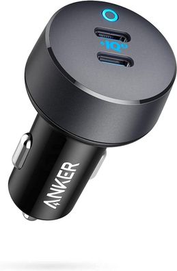 Anker PowerDrive III Duo USB-C-Ladegerät fürs Auto, 40W 2-Port PowerIQ 3.0