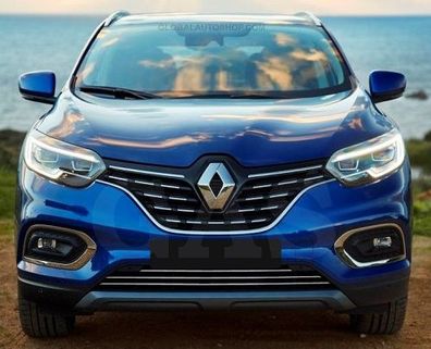 Renault KADJAR II - Chrom Grill Zierleisten Set für Kühlergrill