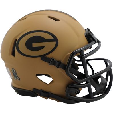 NFL Mini Speed Helm Salute to Service 2023 Green Bay Packers Footballhelm