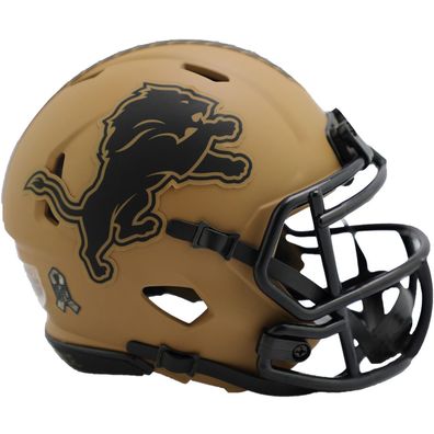 NFL Mini Speed Helm Salute to Service 2023 Detroit Lions Footballhelm