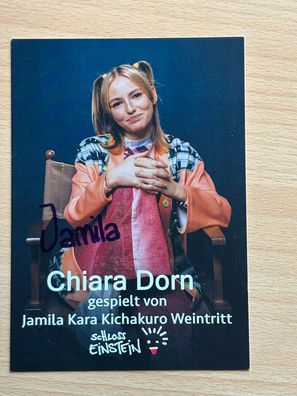Jamila Kara Weintritt Schloss Einstein Autogrammkarte original signiert #8347