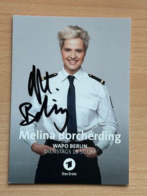Melina Borcherding Wapo Berlin Autogrammkarte original signiert #8288