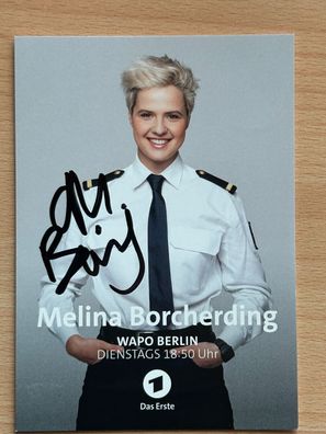 Melina Borcherding Wapo Berlin Autogrammkarte original signiert #8286
