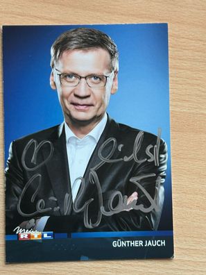 Günther Jauch RTL Autogrammkarte original signiert #8303