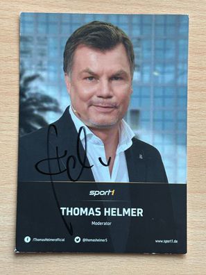 Thomas Helmer Sport 1 Autogrammkarte original signiert #8270