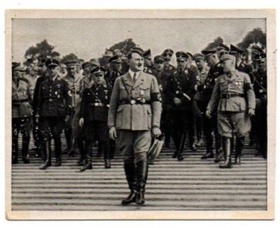 Altes Sammelbild Bild Nr 56 Foto Führer Reichsparteitag Nürnberg 1933
