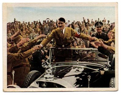 Altes Sammelbild Bild Nr 55 Foto Führer Reichsparteitag Nürnberg 1933