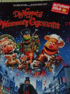 alter Adventskalender Werbung Walt Disney Muppets Weihnachtsgeschichte 1994 Hensson