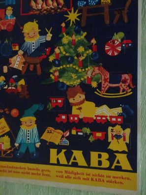 alte Adventskalender Werbung Kaba Heinzlmännchen