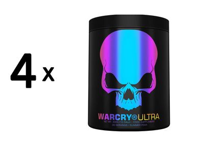 4 x Genius Nutrition WARCRY Ultra (300g) Summer Pear