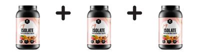 3 x Go Fitness Juicy Clear Whey Isolate (900g) Peach Mango Passionfruit