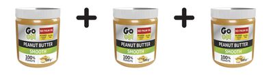 3 x Go On Nutrition Peanut Butter (500g) Smooth