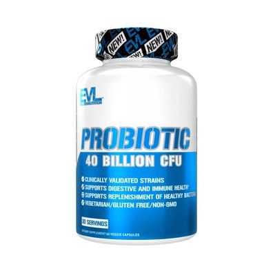 EVL Nutrition Probiotic (60 caps) Unflavoured