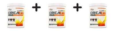 3 x Genius Nutrition CreaF7 (405g) Nectarine Juice