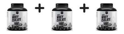 3 x Go Fitness Whey Isolate (2200g) Cookies and Cream