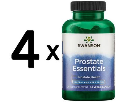 4 x Prostate Essentials - 90 vcaps