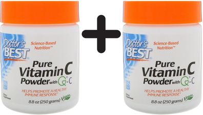 2 x Pure Vitamin C Powder with Quali-C - 250g