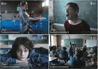 Das Lehrerzimmer - 4 Original Kino-Aushangfotos - Leonie Benesch - Filmposter