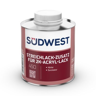Südwest Streichlack-Zusatz für 2K-Acryl-Lacke 0,25 Liter farblos
