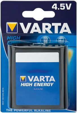 Varta - Longlife Power - 3LR12 / Flat / 4912 - 4,5 Volt 6100mAh Alkali-Mangan ...