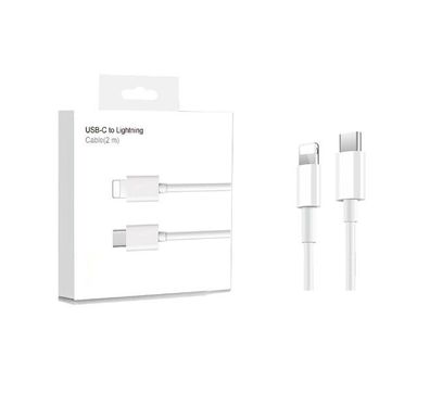 2m USB-C Lightning Typ C Ladekabel für iPhone 14 13 12 11 Pro Max Mini iPad