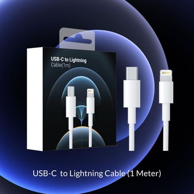 1m USB-C Lightning Typ C Ladekabel für iPhone 14 13 12 11 Pro Max Mini iPad