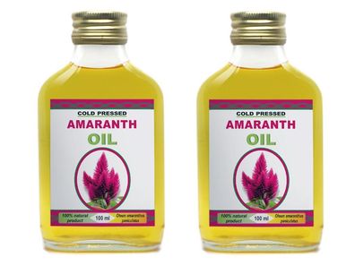 Amaranthöl 2 x 100 ml kaltgepresst Amaranthus Caudatus Seed Oil