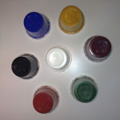 Bastel-Set Farbpigmente 7-teilig Pigmentpulver, Farbstoff, Trockenfarbe 7 x 100g