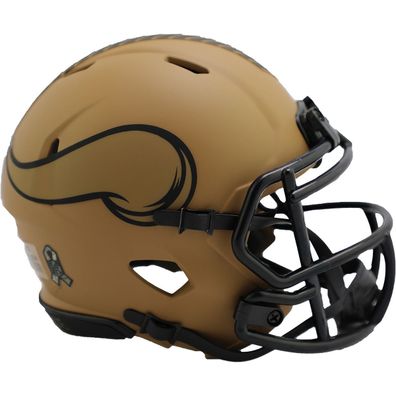 NFL Mini Speed Helm Salute to Service 2023 Minnesota Vikings Footballhelm