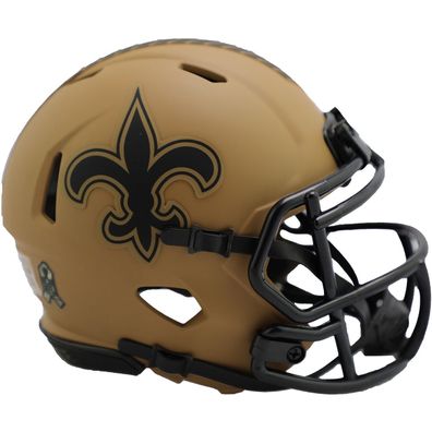 NFL Mini Speed Helm Salute to Service 2023 New Orleans Saints Footballhelm