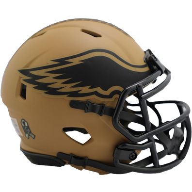 NFL Mini Speed Helm Salute to Service 2023 Philadelphia Eagles Footballhelm