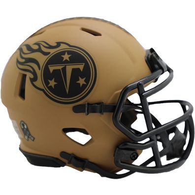NFL Mini Speed Helm Salute to Service 2023 Tennessee Titans Footballhelm
