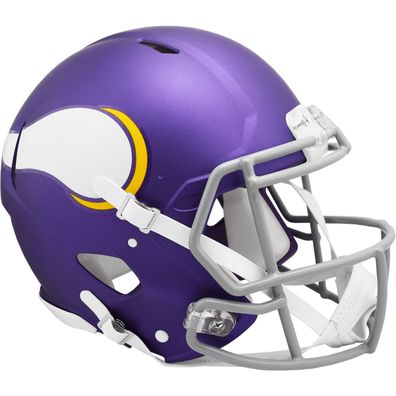 NFL Minnesota Vikings Replica Full Size Helm Speed Footballhelm Tribute 95855638867