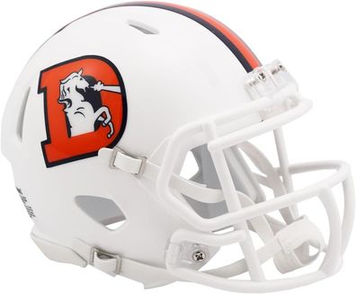 NFL Denver Broncos Alternate Mini Helm Speed Riddell Footballhelm 095855638638