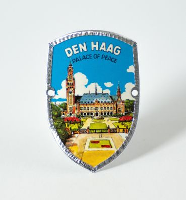 Stocknagel Stockemblem Stockschild - Den Haag / Palace of Peace - Neuware