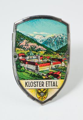 Stocknagel Stockemblem Stockschild - Kloster Ettal mit Wappen - Neuware