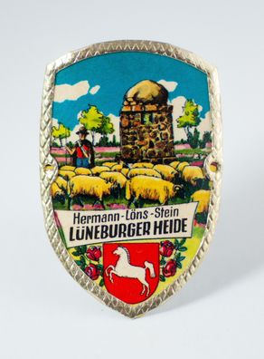 Stocknagel Stockemblem - Hermann-Löns-Stein / Lüneburger Heide Wappen - Neuware