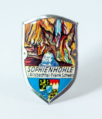 Stocknagel Stockemblem Stockschild - Sophienhöhle / Ailsbachtal - Neuware